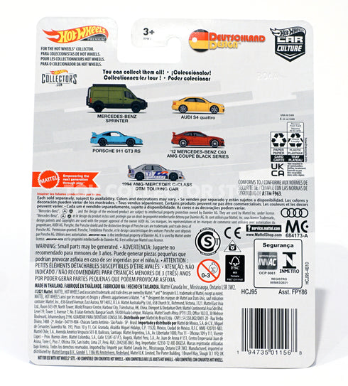 Hot Wheels Deutschland Design Audi S4 Quattro yellow Car Culture Diecast